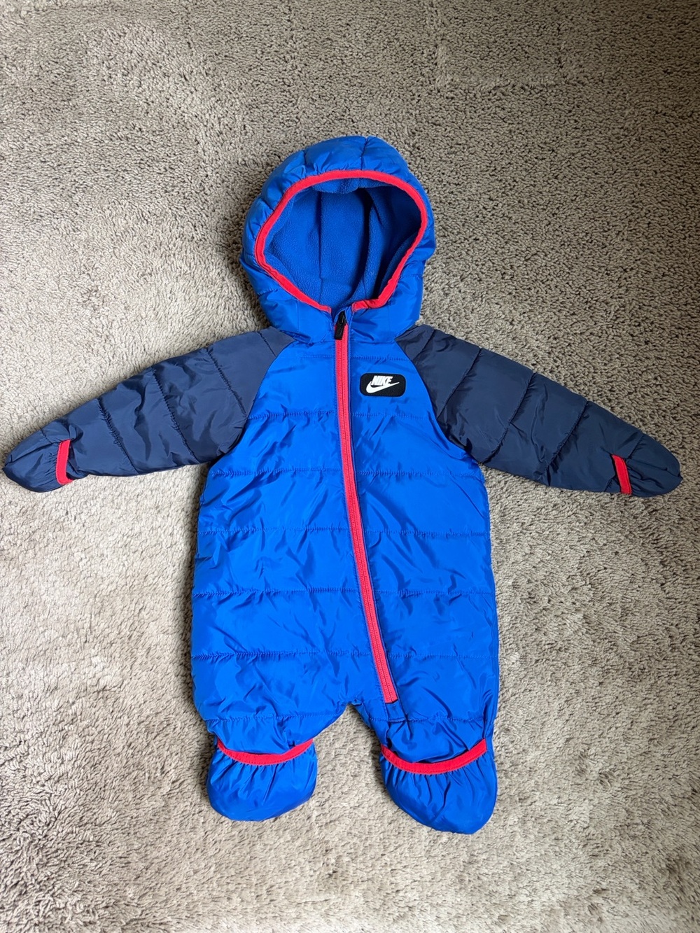 Nike Bunting Winter Hooded Snowsuit - Baby 3M